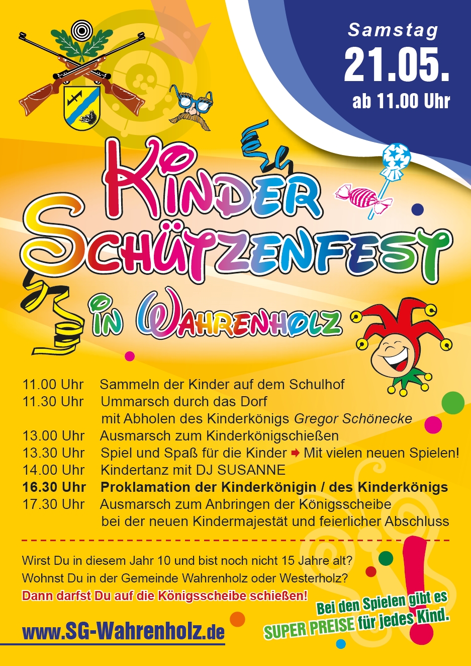 Flyer Kinderschützenfest 2016 Seite 2